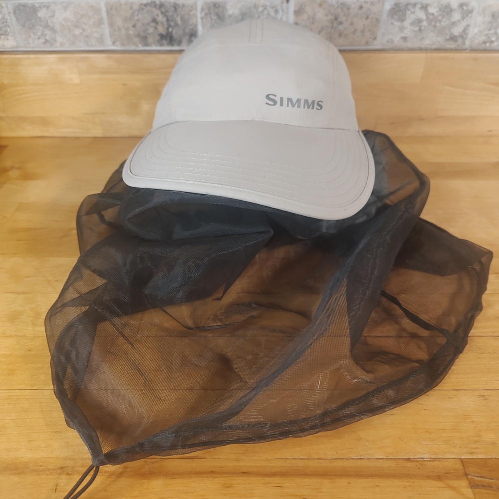 NWT Simms Discontinued Bugstopper Sun Hat UPF 50+ Net Cap